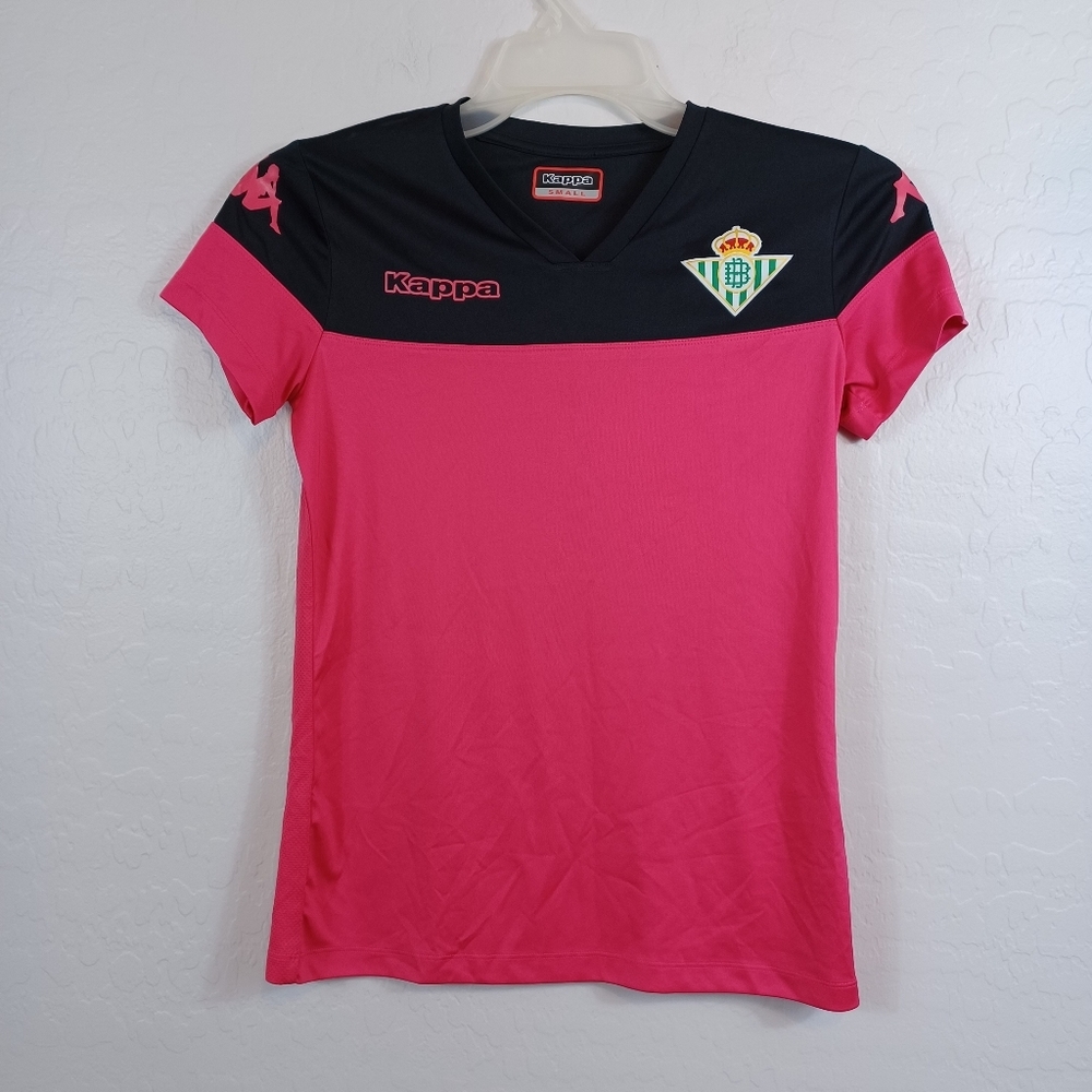 Kappa Real Betis Women's Jersey Size S.  Pink